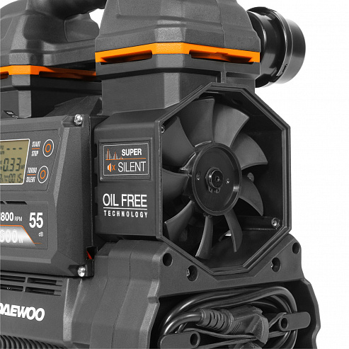 Компрессор аккумуляторный 21В / 220В DAEWOO DAC 90S Li_5